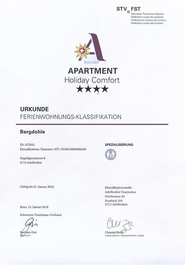 Bergdohle Apartman Adelboden Kültér fotó